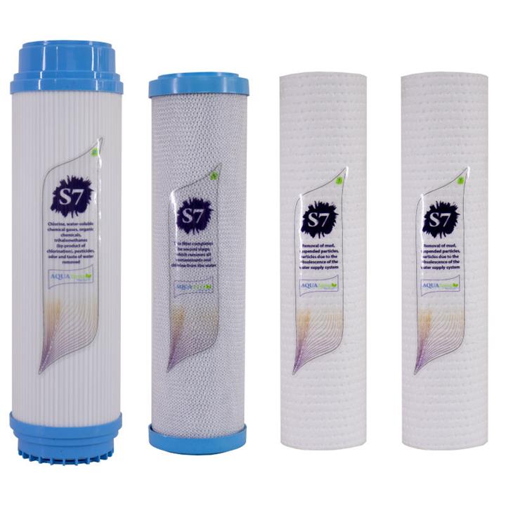 فیلتر دستگاه تصفیه آب آکوآ اسپرینگ مدل F-S7-B 4 مجموعه 4 عددی